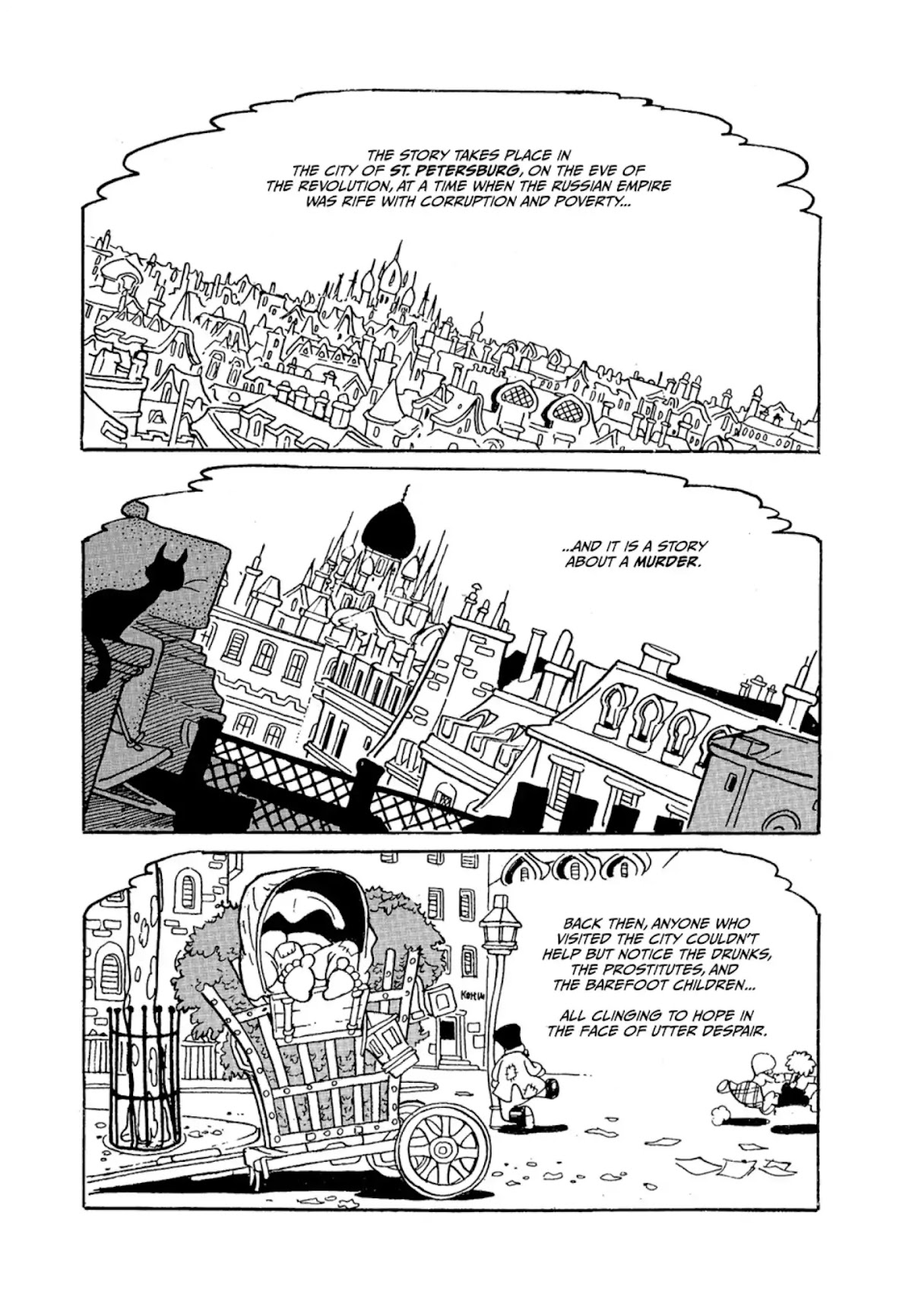 Crime and Punishment (Tezuka Osamu) Chapter 1 page 8 - Chapter 1: Crime and Punishment