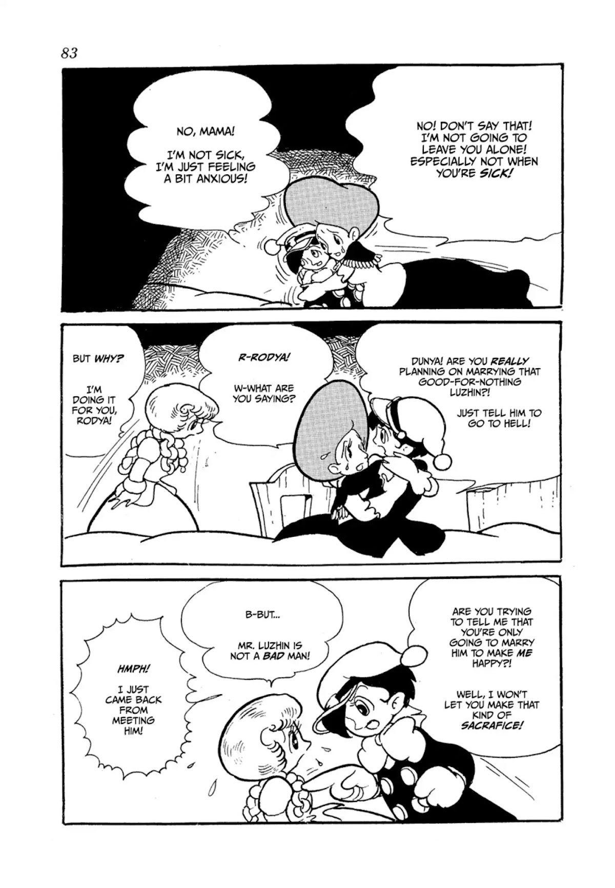 Crime and Punishment (Tezuka Osamu) Chapter 1 page 83 - Chapter 1: Crime and Punishment