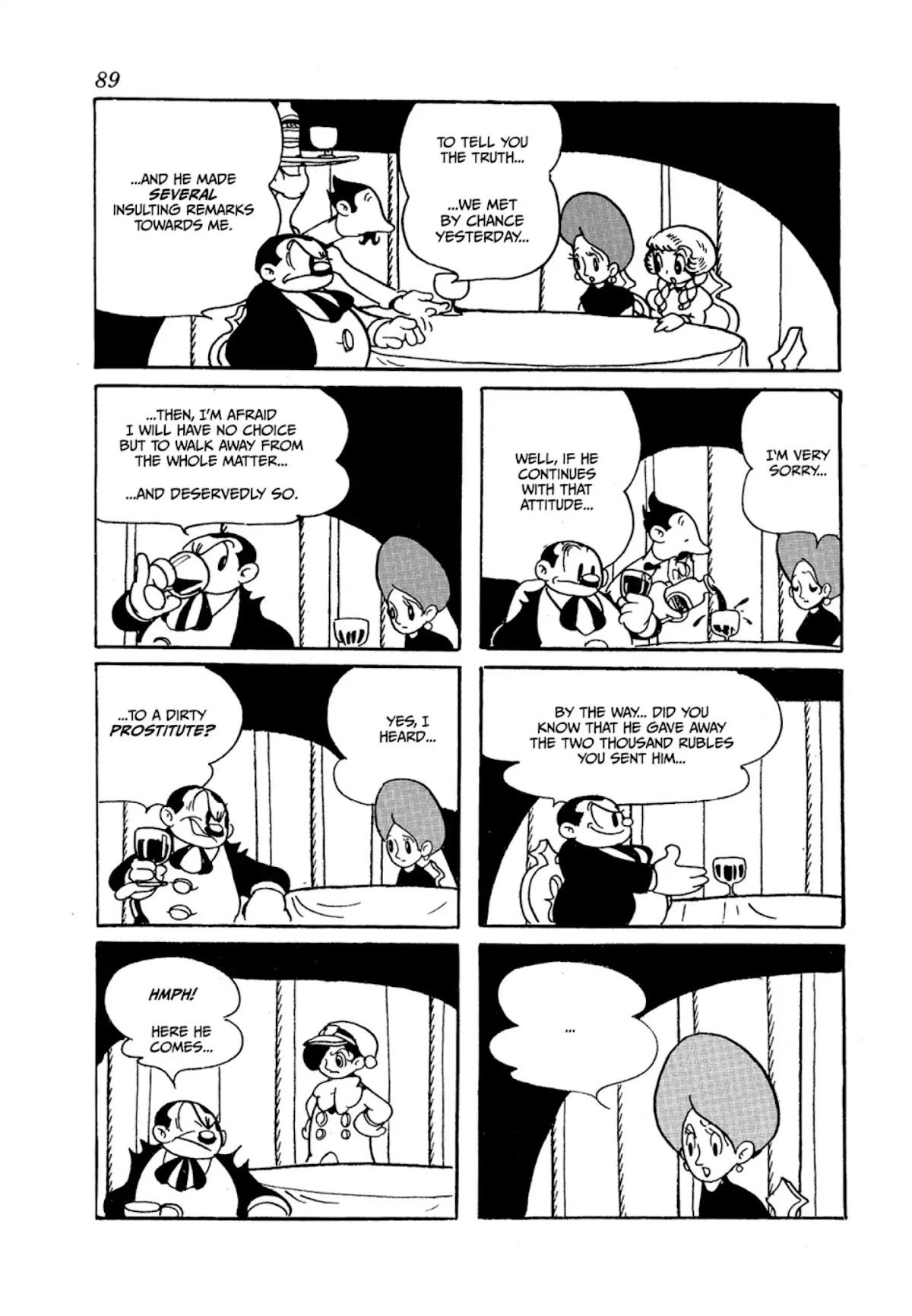 Crime and Punishment (Tezuka Osamu) Chapter 1 page 89 - Chapter 1: Crime and Punishment