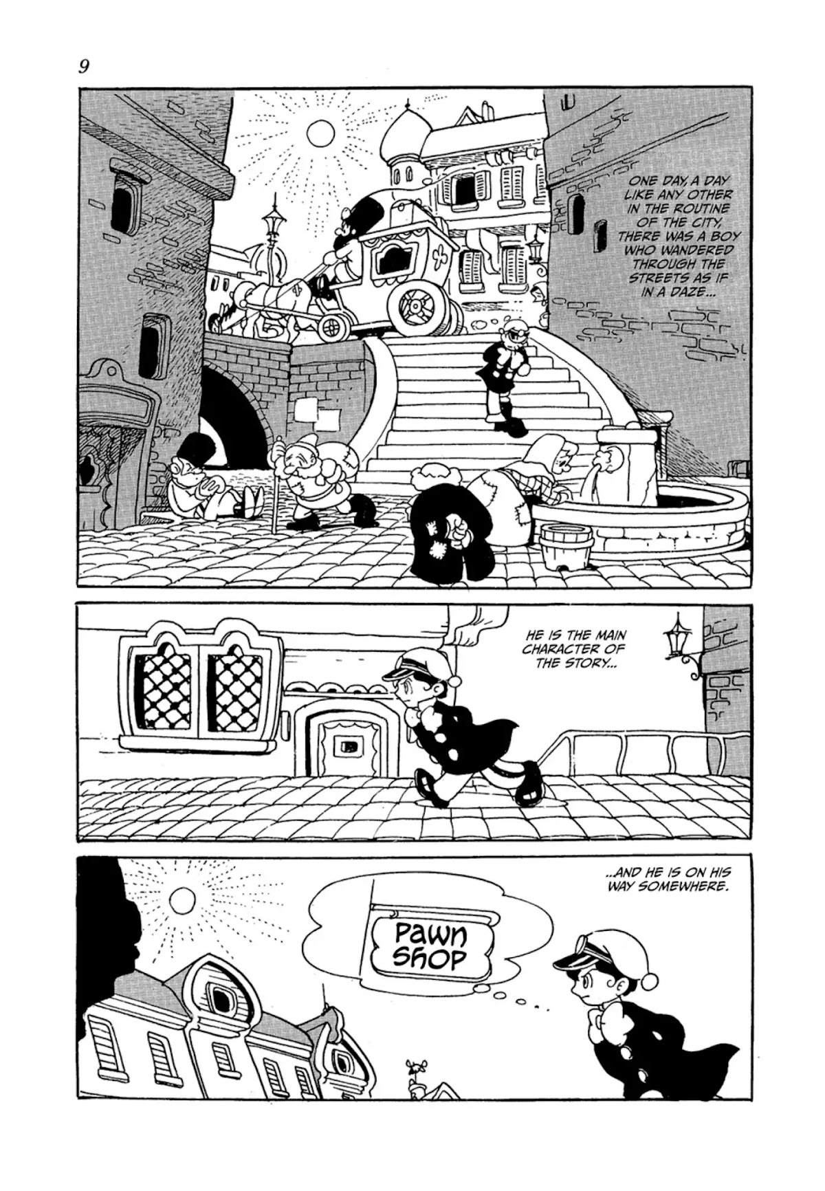 Crime and Punishment (Tezuka Osamu) Chapter 1 page 9 - Chapter 1: Crime and Punishment