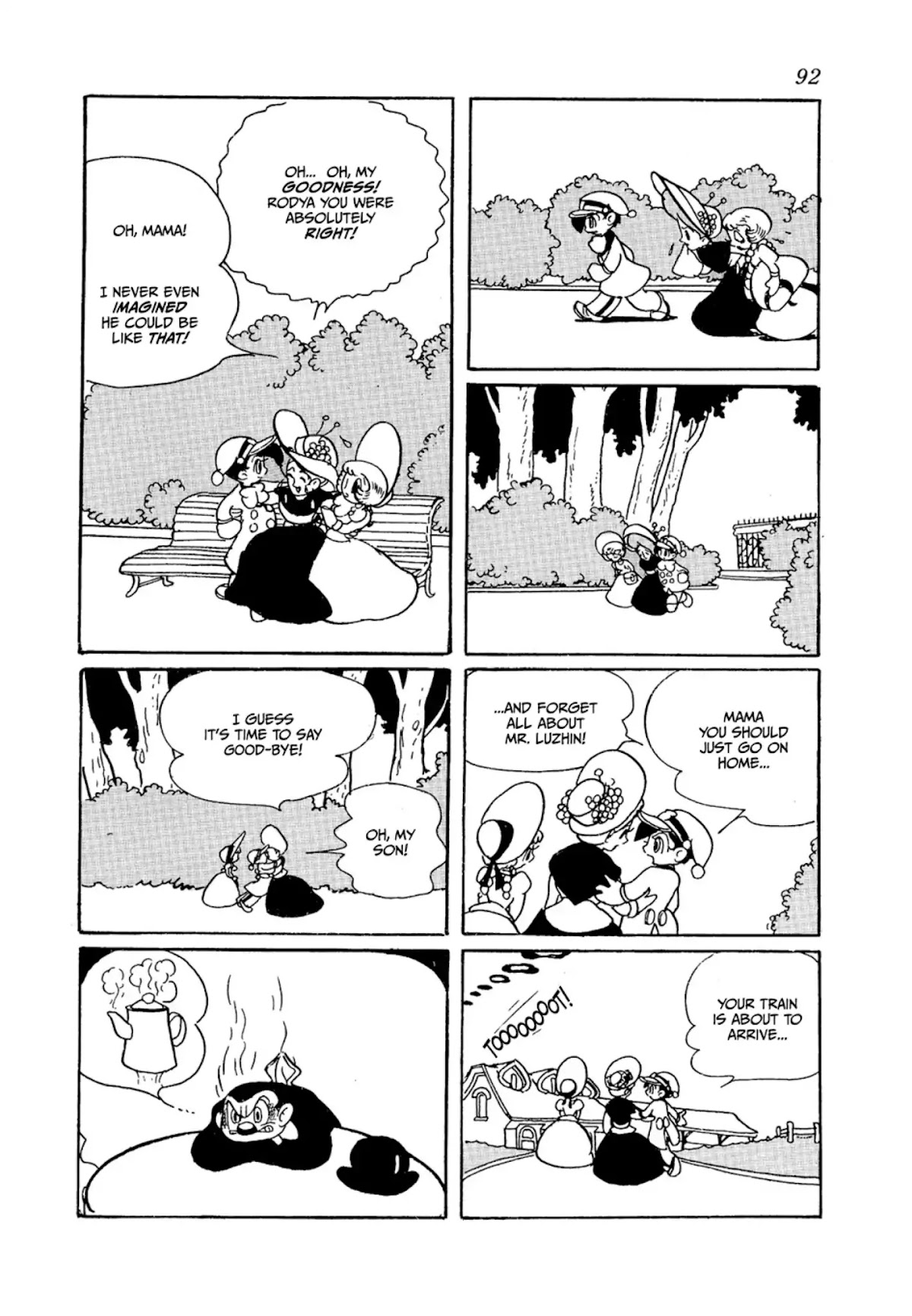 Crime and Punishment (Tezuka Osamu) Chapter 1 page 92 - Chapter 1: Crime and Punishment