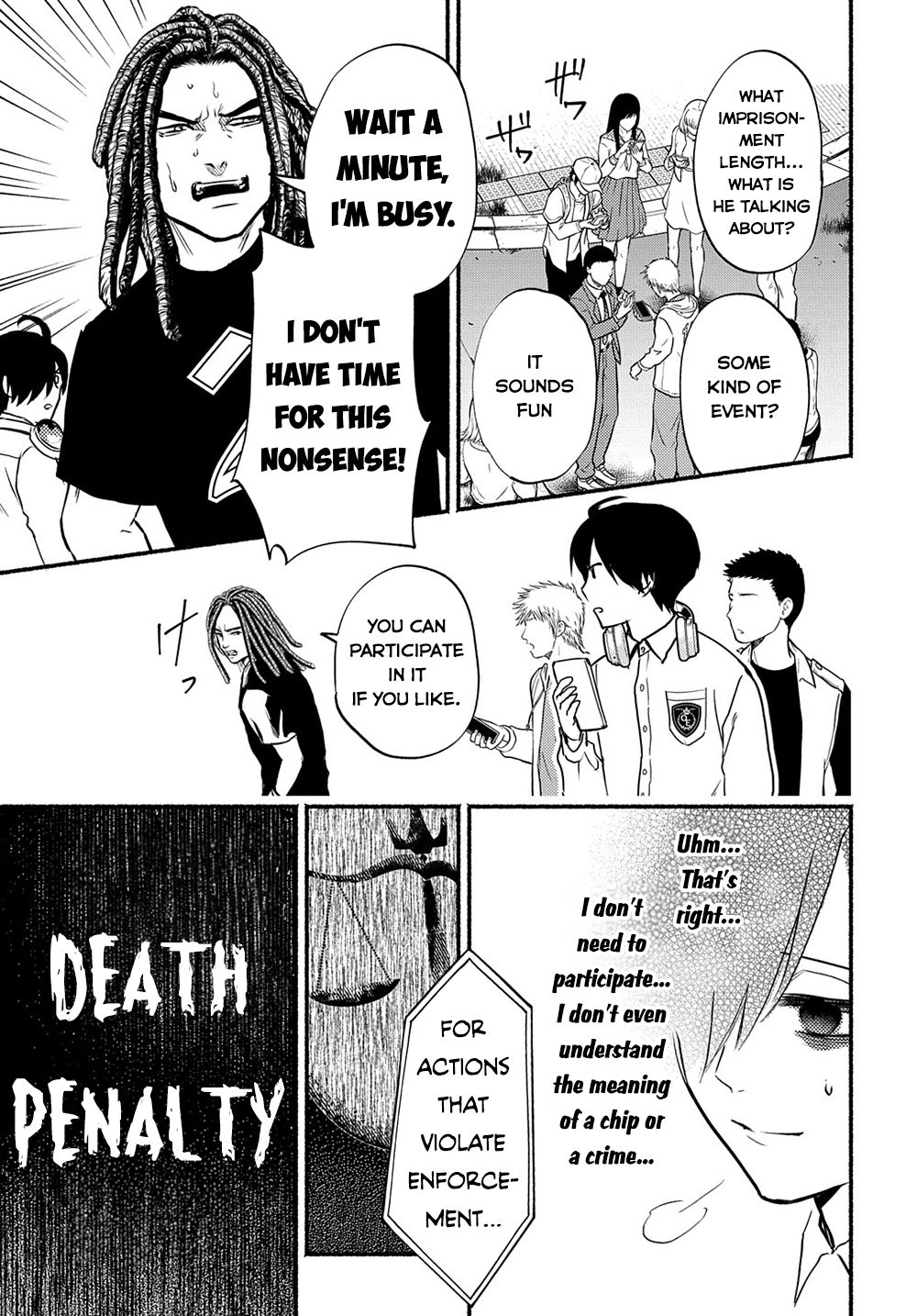 Crime Game - A World Without Laws Chapter 1 page 11 - Chapter 1: Imprisonment Game