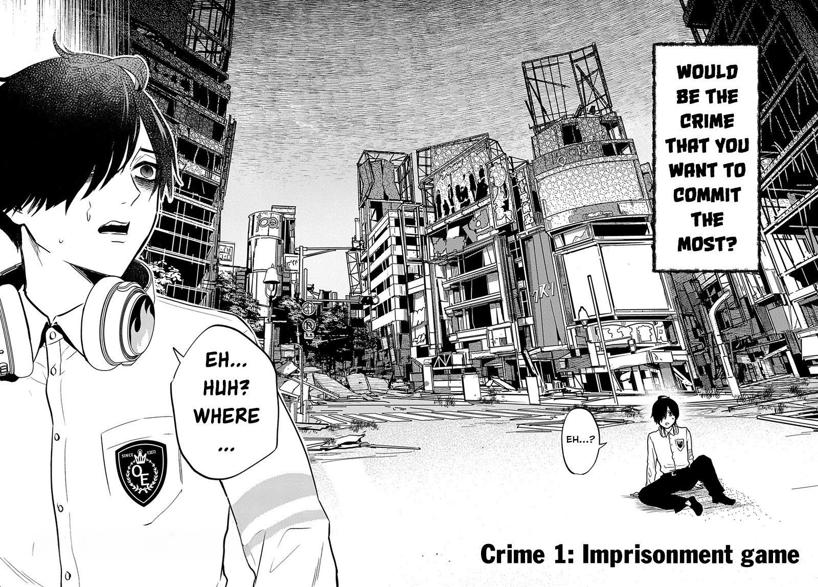 Crime Game - A World Without Laws Chapter 1 page 5 - Chapter 1: Imprisonment Game