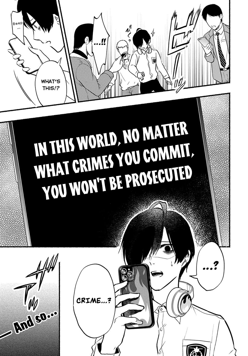 Crime Game - A World Without Laws Chapter 1 page 7 - Chapter 1: Imprisonment Game