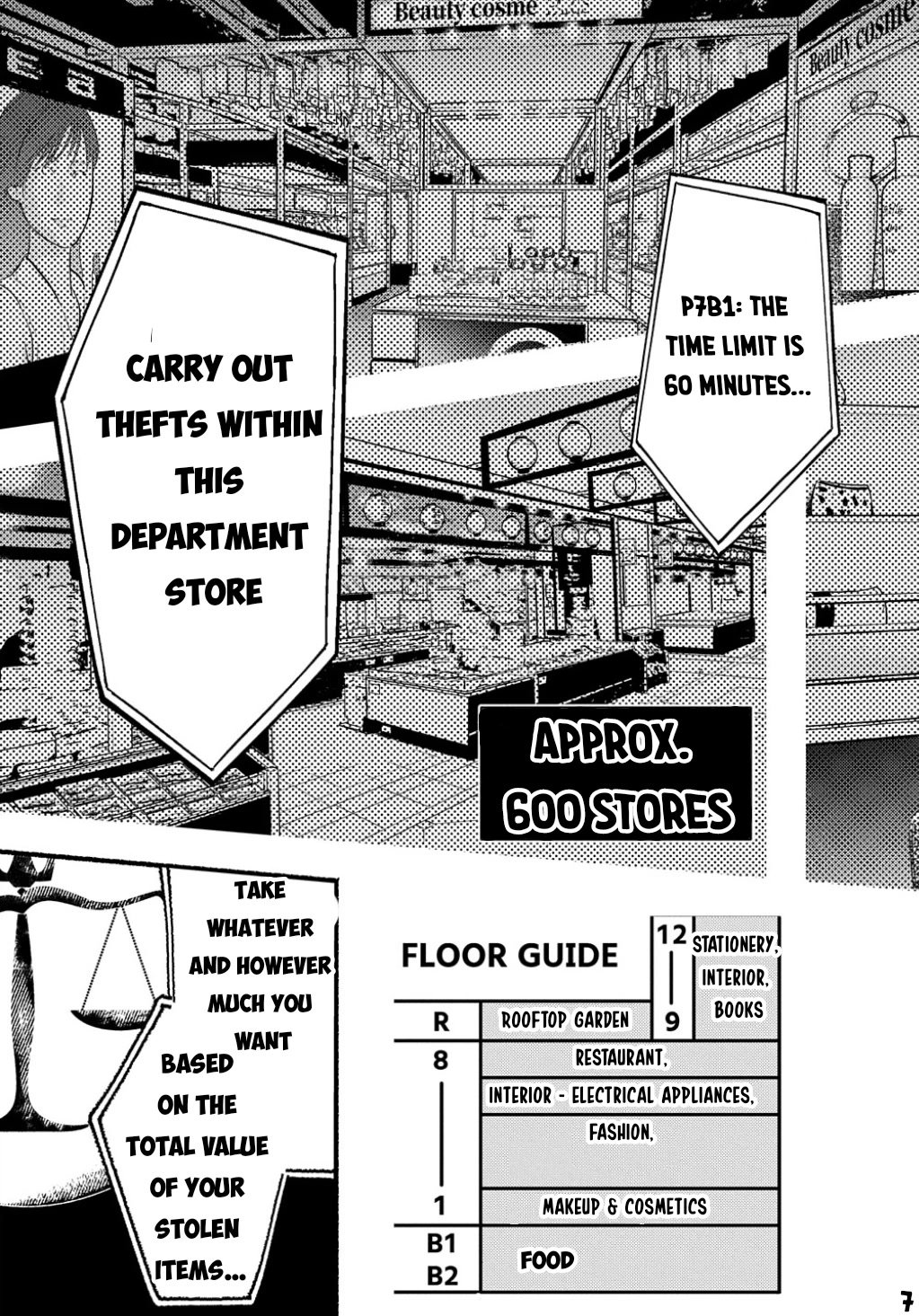 Crime Game - A World Without Laws Chapter 3 page 8 - Chapter 3: The Theft Game