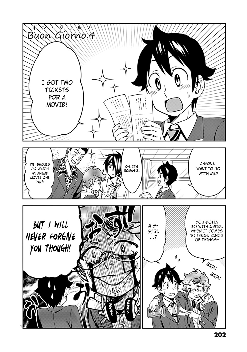Criminale! Chapter 35.5 page 1 - Chapter 35.5: Omake: Buon Giorno (4)