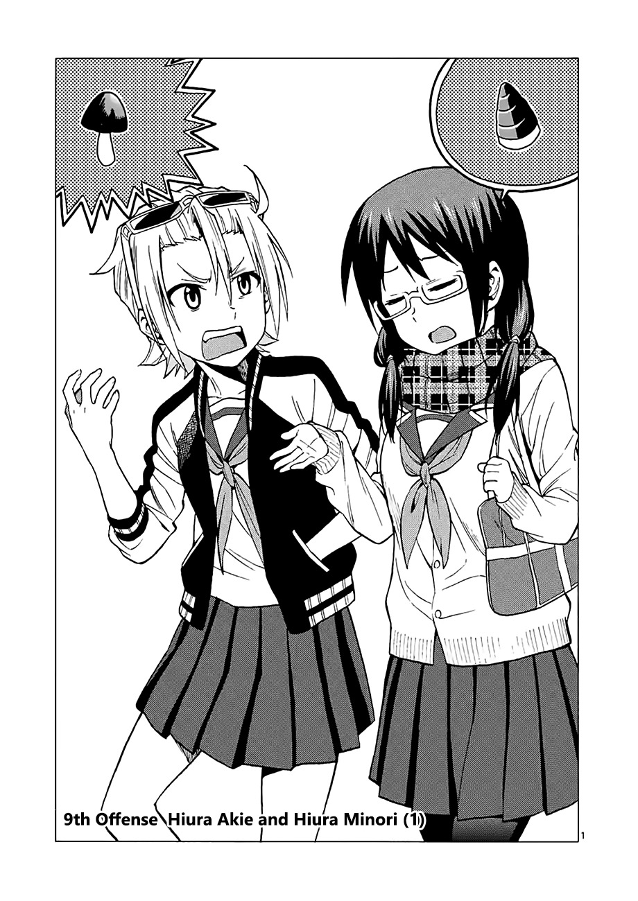 Criminale! Chapter 9 page 1 - Chapter 9: Hiura Akie and Hiura Minori (1)