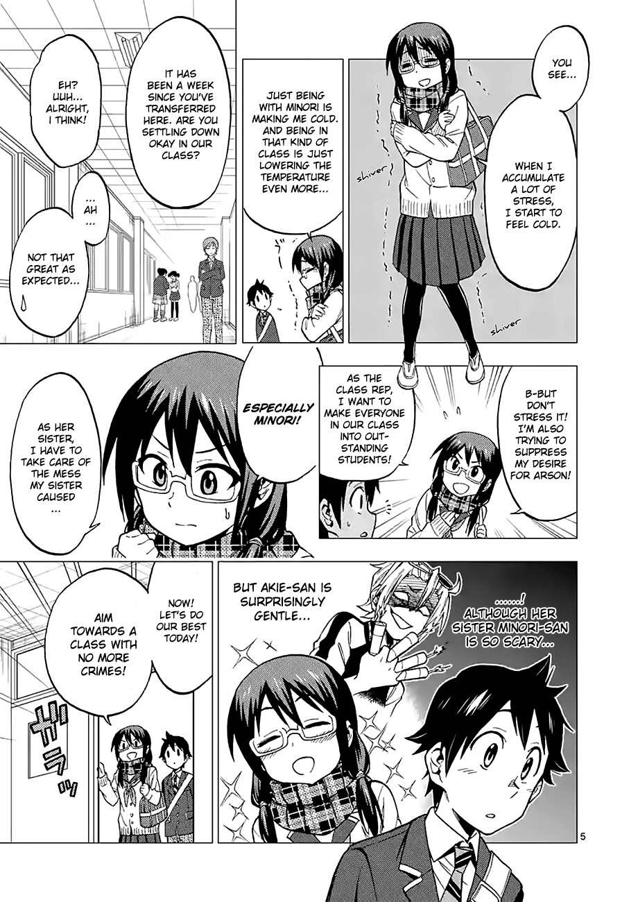 Criminale! Chapter 9 page 5 - Chapter 9: Hiura Akie and Hiura Minori (1)