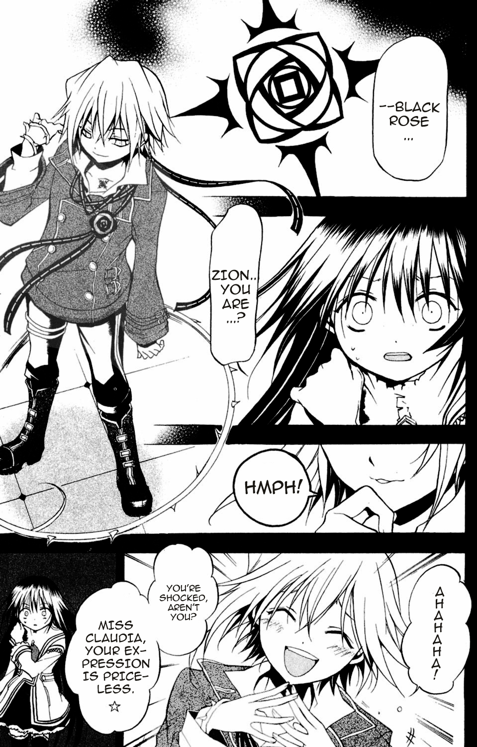 Crimson Shell Chapter 5.2 page 2 - Chapter 5 v2 : Sprout V: Jetrose's Ridicule.