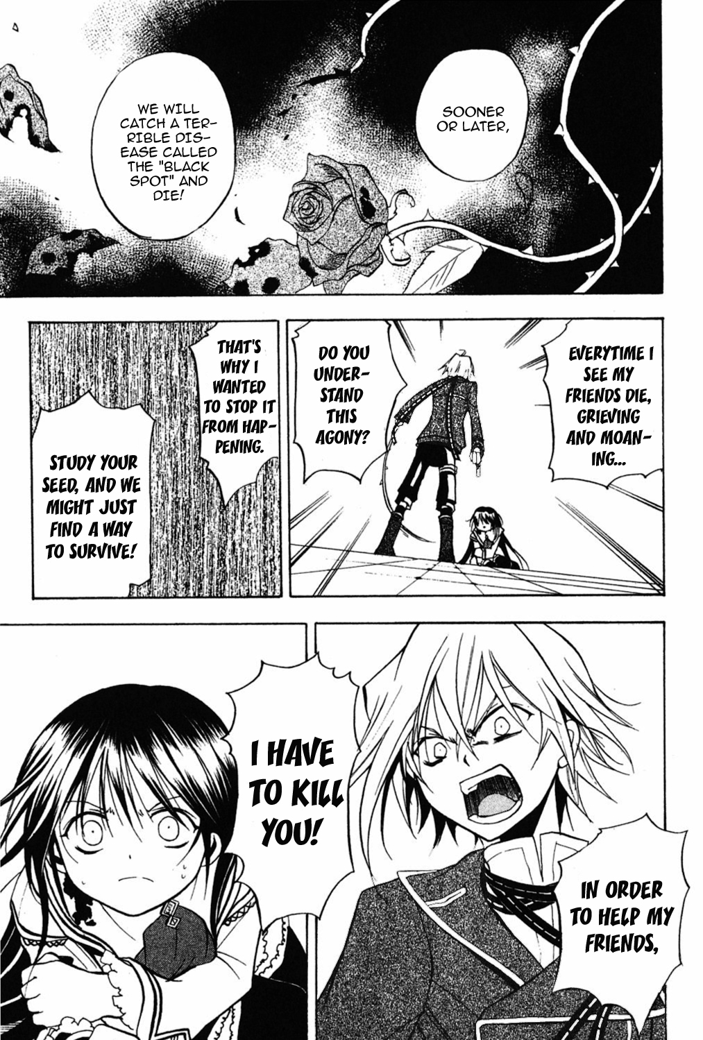 Crimson Shell Chapter 5.2 page 28 - Chapter 5 v2 : Sprout V: Jetrose's Ridicule.