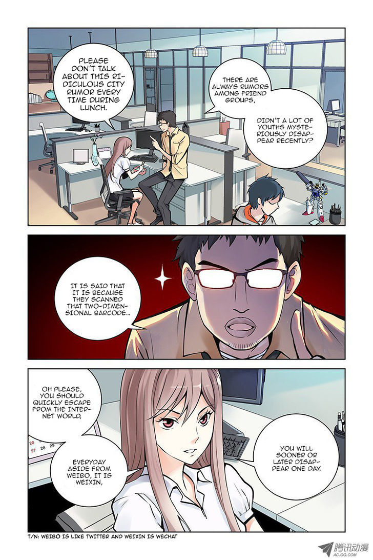 Crimson Skies Chapter 1 page 7 - Chapter 1 : The Mysterious Two-Dimensional Barcode