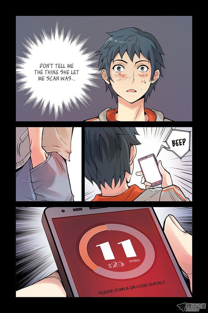 Crimson Skies Chapter 4 page 4 - Chapter 4 : New Two-Dimensional Barcode?