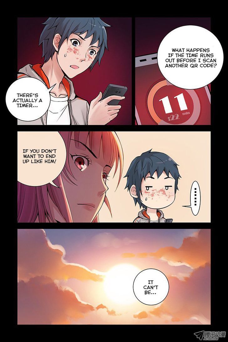 Crimson Skies Chapter 4 page 5 - Chapter 4 : New Two-Dimensional Barcode?