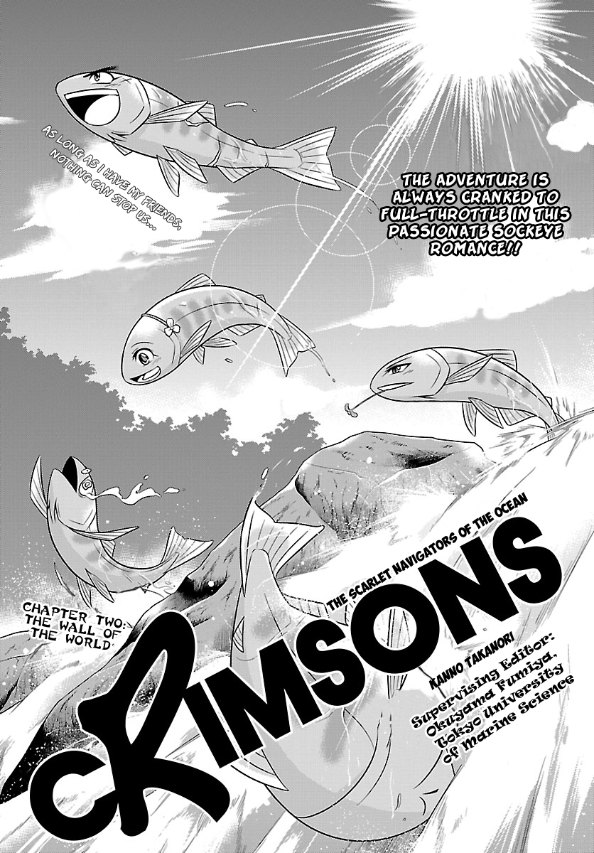 Crimsons: Akai Koukaishatachi Chapter 2.2 page 1 - Chapter 2 v2 : The Wall of the World