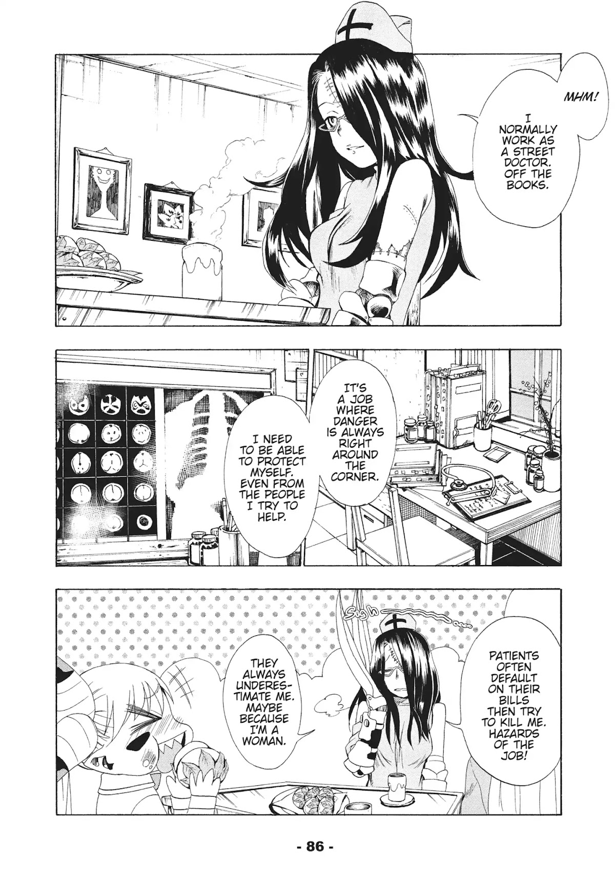Crisis Girls Chapter 10 page 13 - Chapter 10: Vol.2 Crisis 10: Crisis at Dr. Necro's!