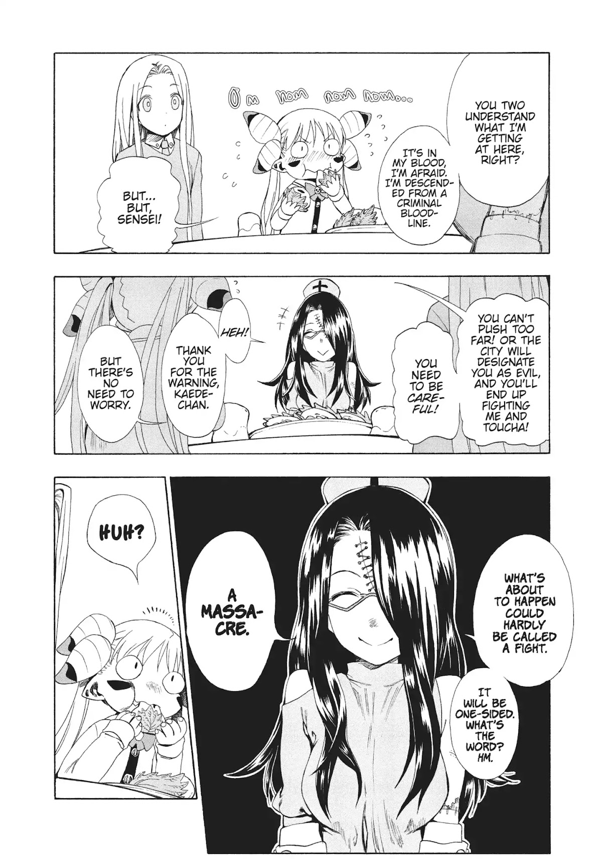 Crisis Girls Chapter 10 page 15 - Chapter 10: Vol.2 Crisis 10: Crisis at Dr. Necro's!