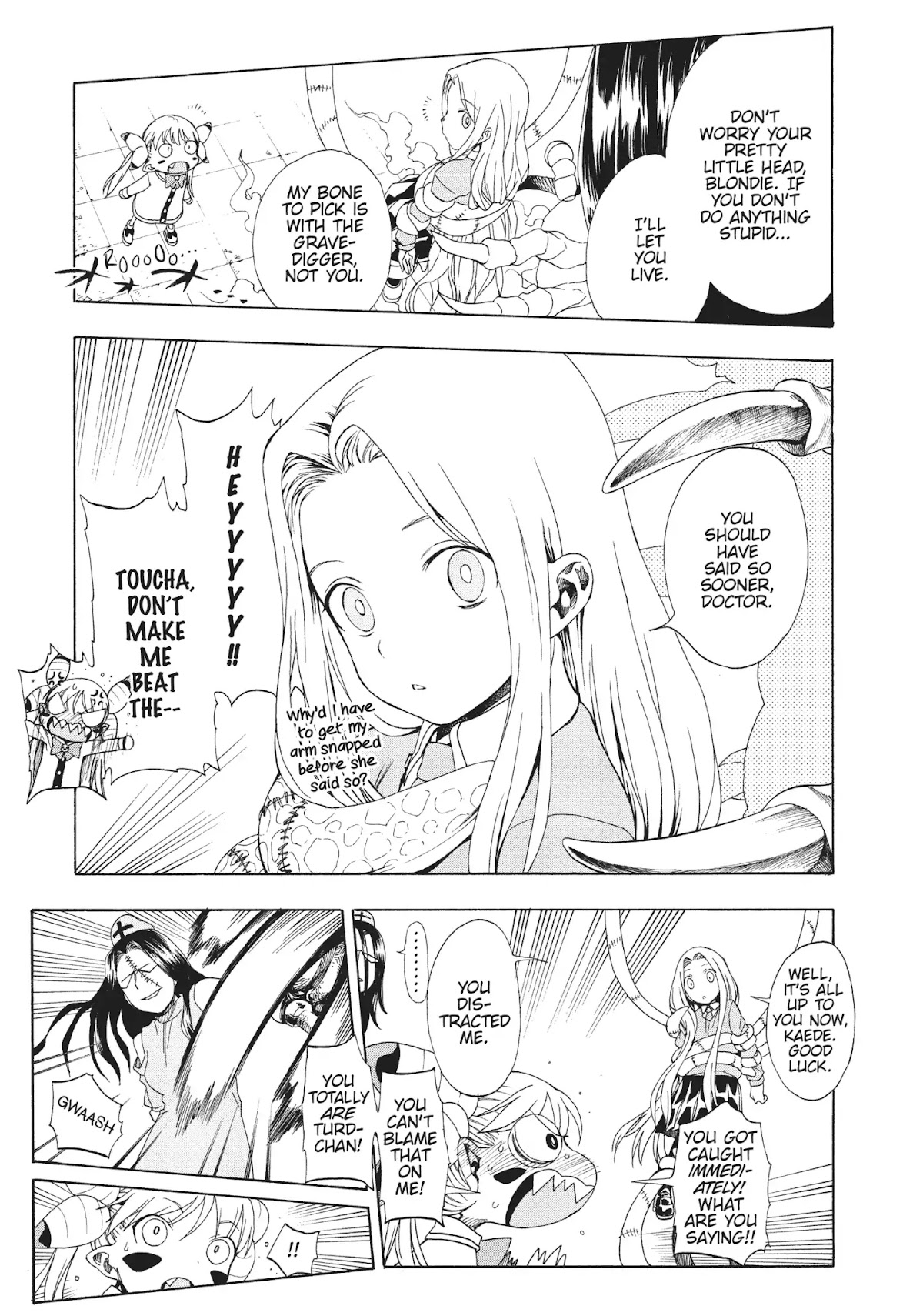 Crisis Girls Chapter 10 page 22 - Chapter 10: Vol.2 Crisis 10: Crisis at Dr. Necro's!