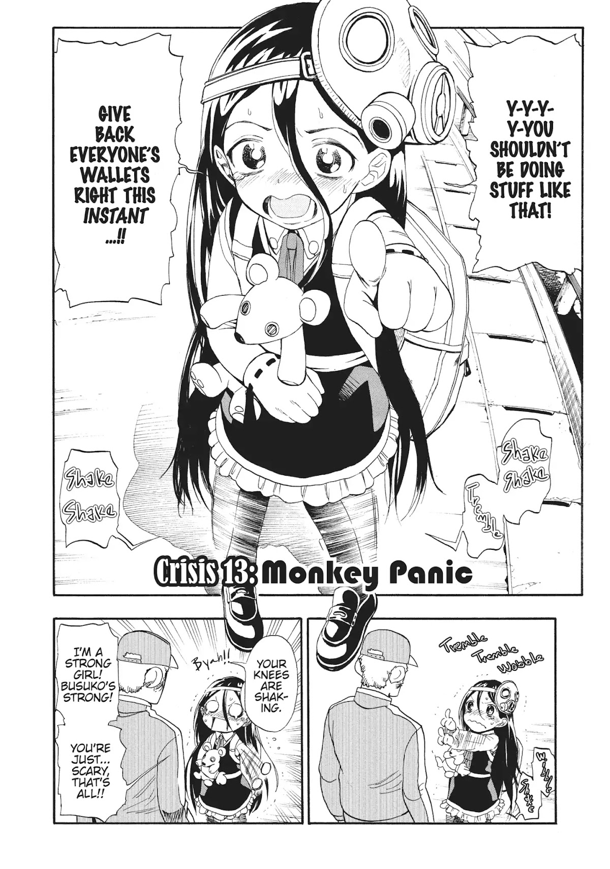 Crisis Girls Chapter 13 page 2 - Chapter 13: Vol.2 Crisis 13: Monkey Panic