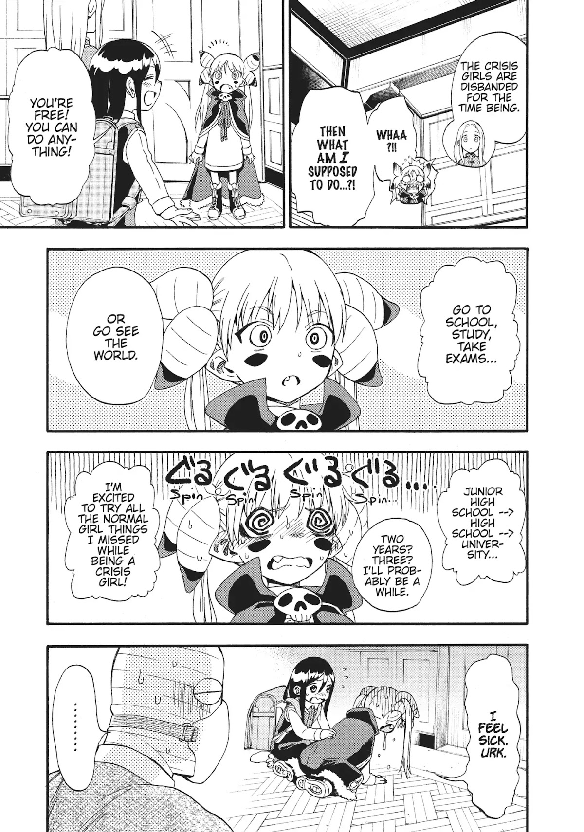 Crisis Girls Chapter 14 page 5 - Chapter 14: Vol.2 Crisis 14: Goodbye, Crisis Girl