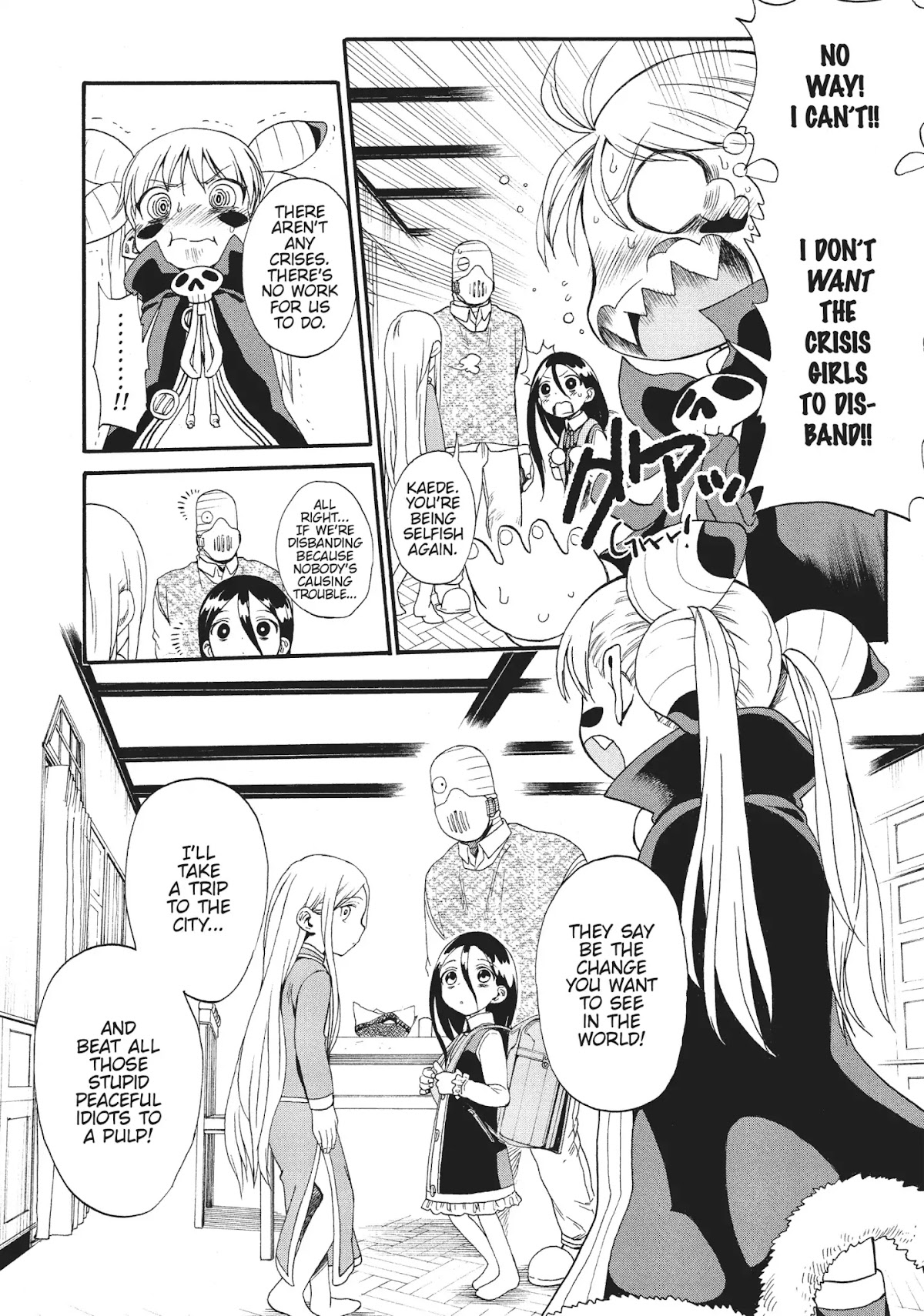 Crisis Girls Chapter 14 page 6 - Chapter 14: Vol.2 Crisis 14: Goodbye, Crisis Girl