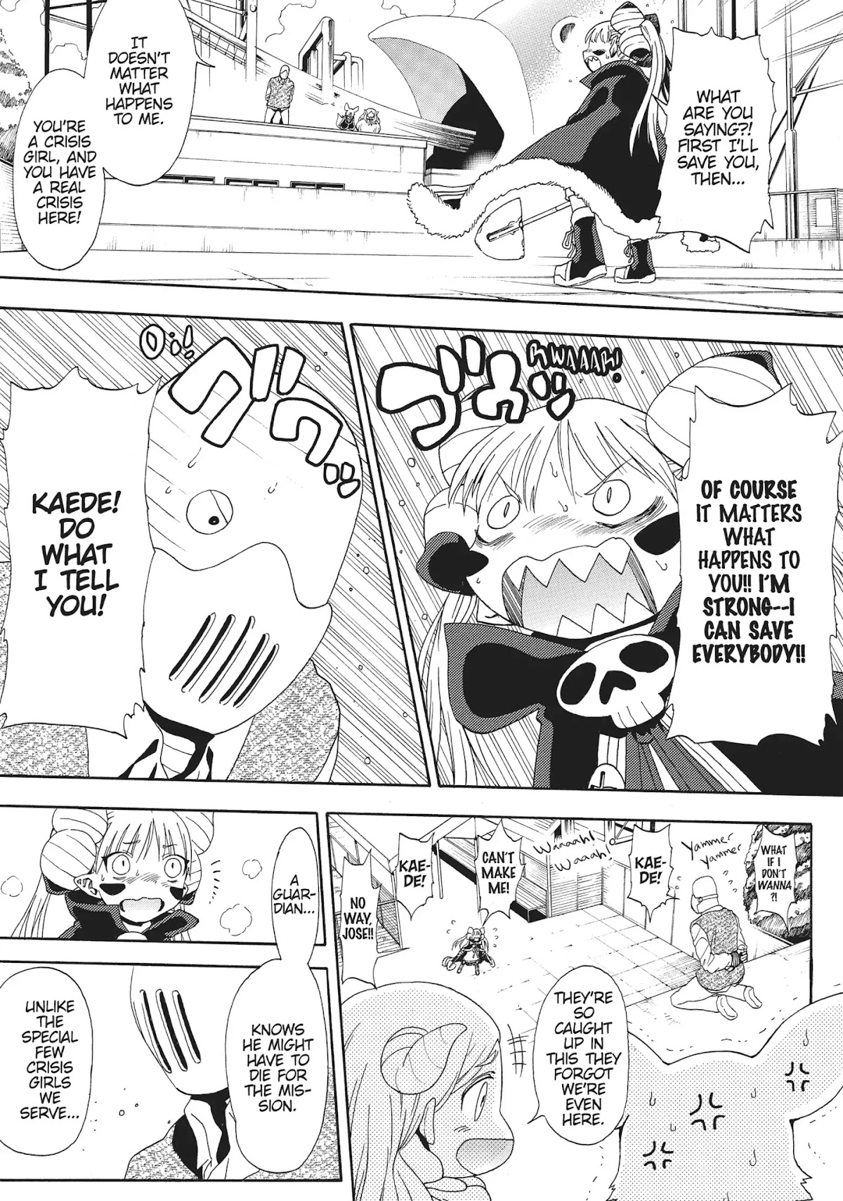 Crisis Girls Chapter 2 page 35 - Chapter 2: Vol.1 Crisis 2: Kaede and Her Guardian