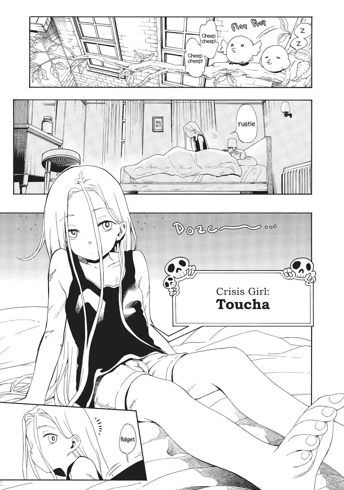 Crisis Girls Chapter 7 page 1 - Chapter 7: Vol.2 Crisis 7: The Melancholy of Grave-Digger Kaede (Part One)