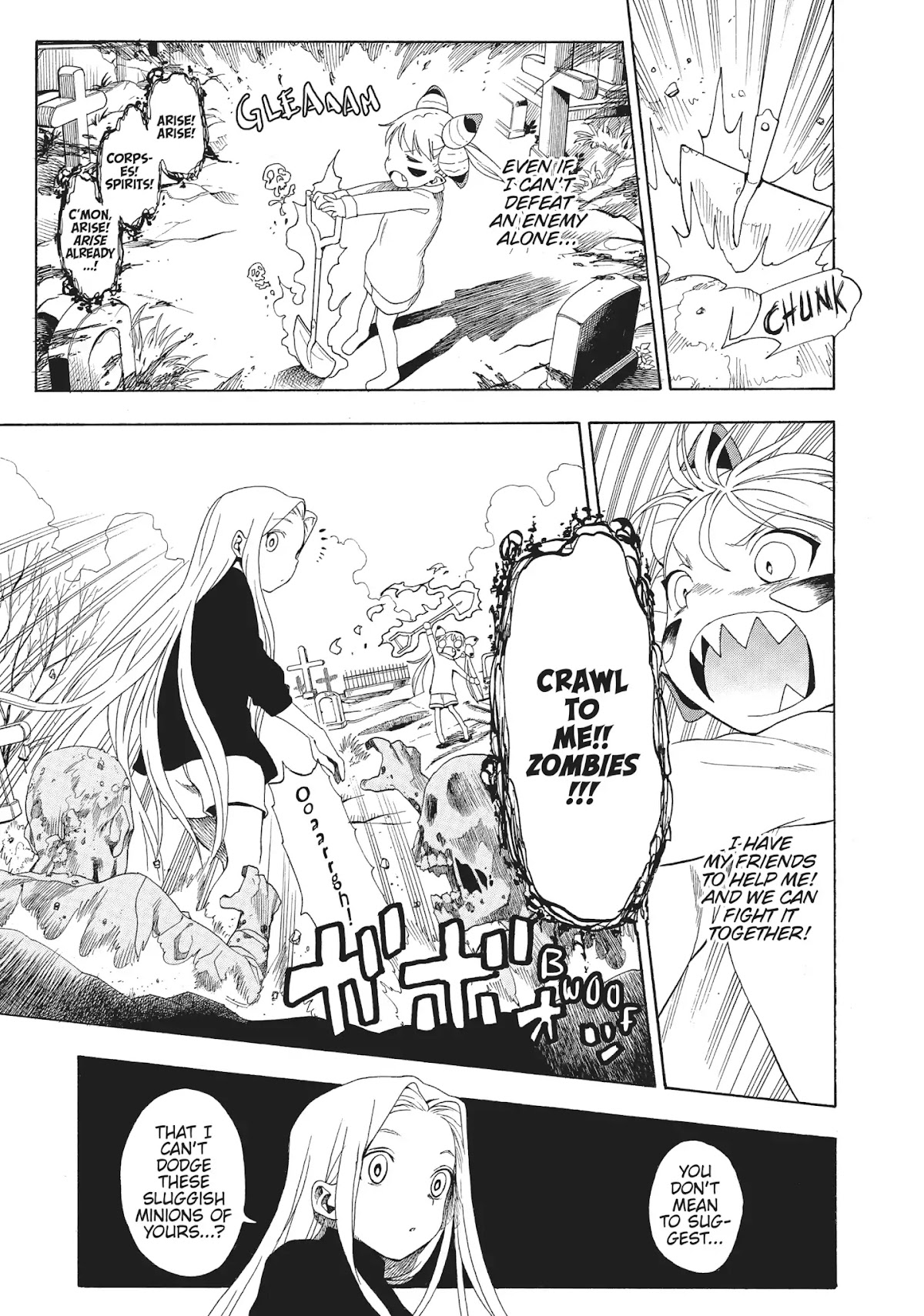 Crisis Girls Chapter 8 page 10 - Chapter 8: Vol.2 Crisis 8: The Melancholy of Grave-Digger Kaede (Part Two)