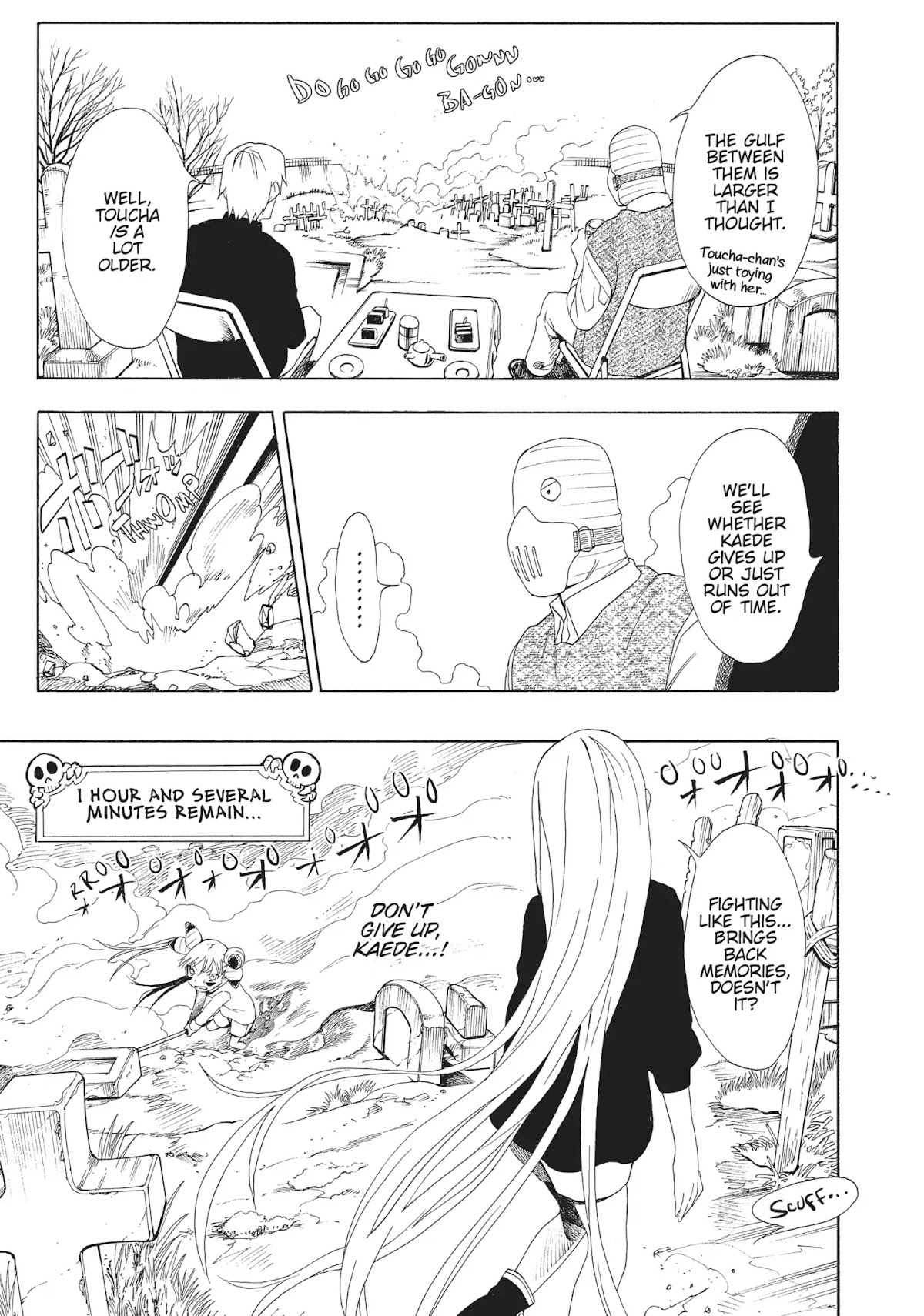 Crisis Girls Chapter 8 page 6 - Chapter 8: Vol.2 Crisis 8: The Melancholy of Grave-Digger Kaede (Part Two)