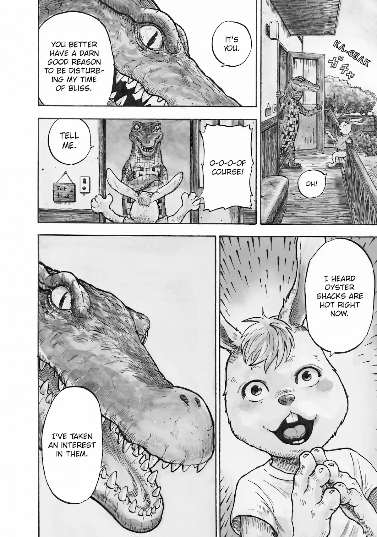 Crocodile Baron Chapter 1 page 5 - Chapter 1: An Oyster Shack