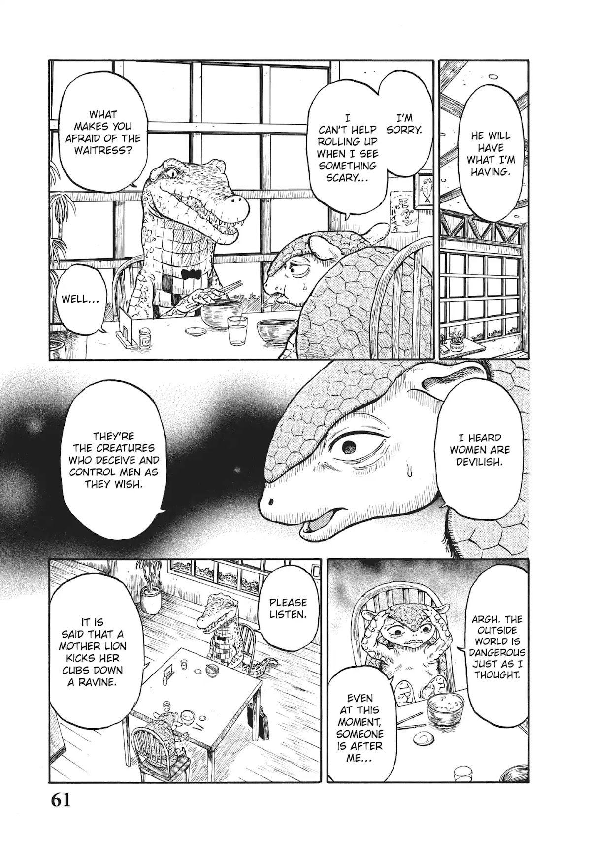 Crocodile Baron Chapter 3 page 11 - Chapter 3: Hello, Armadillo
