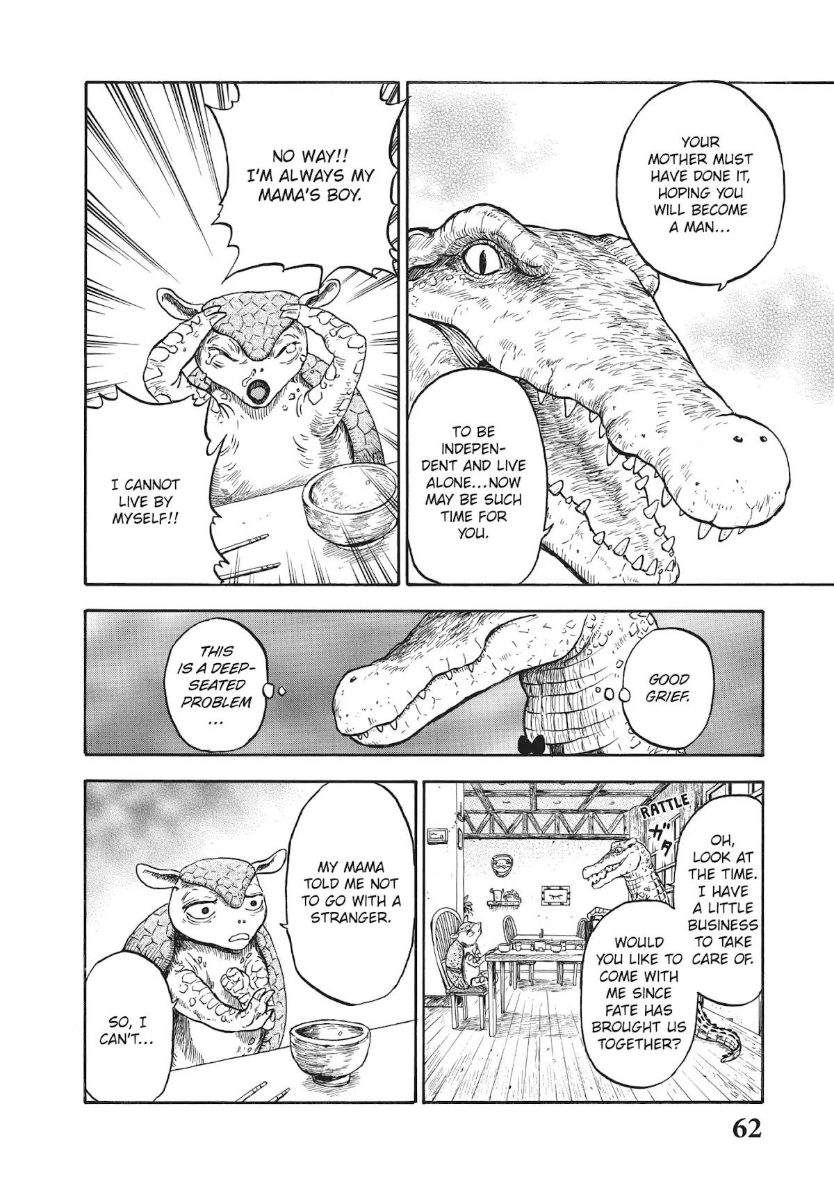 Crocodile Baron Chapter 3 page 12 - Chapter 3: Hello, Armadillo