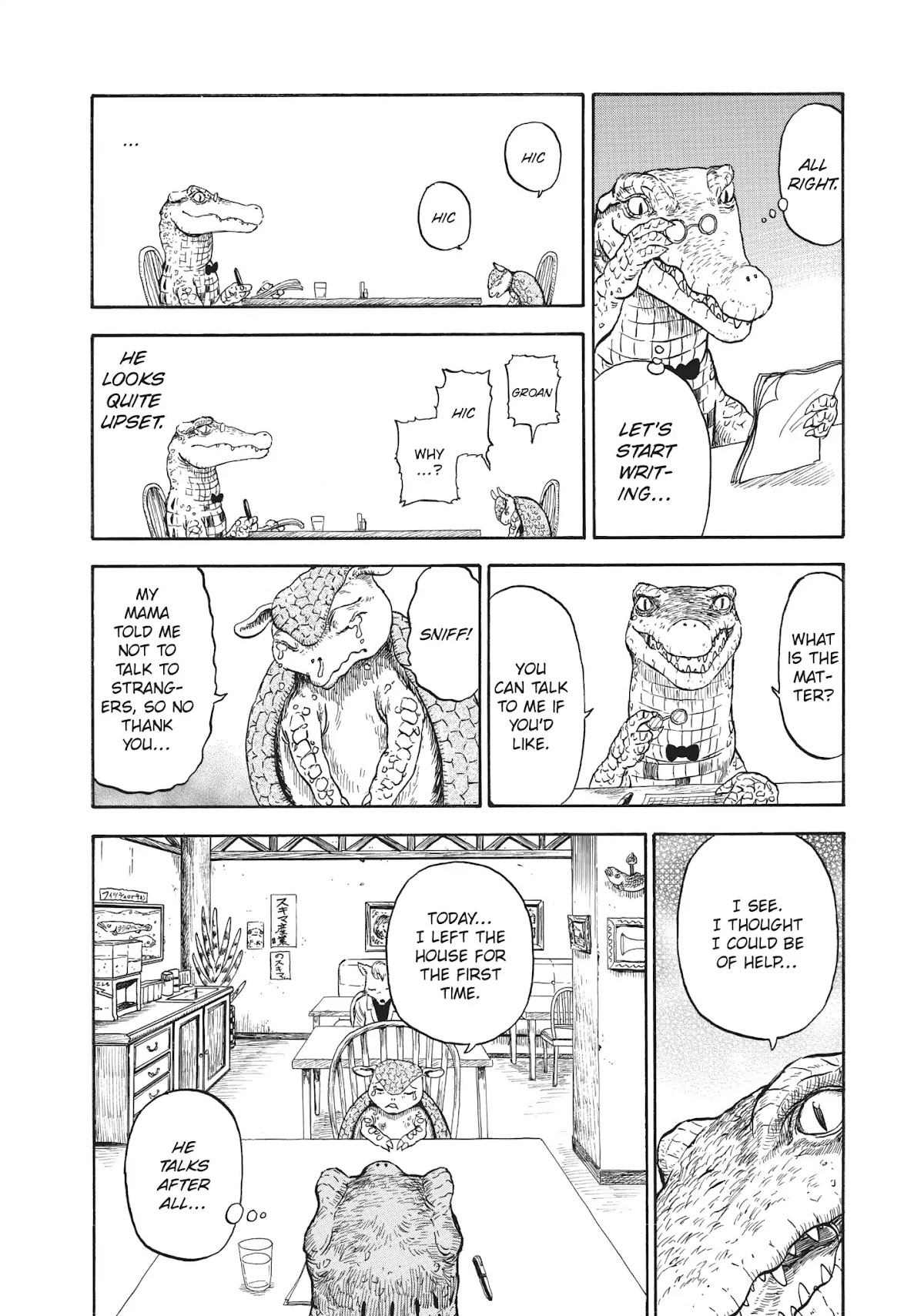 Crocodile Baron Chapter 3 page 8 - Chapter 3: Hello, Armadillo