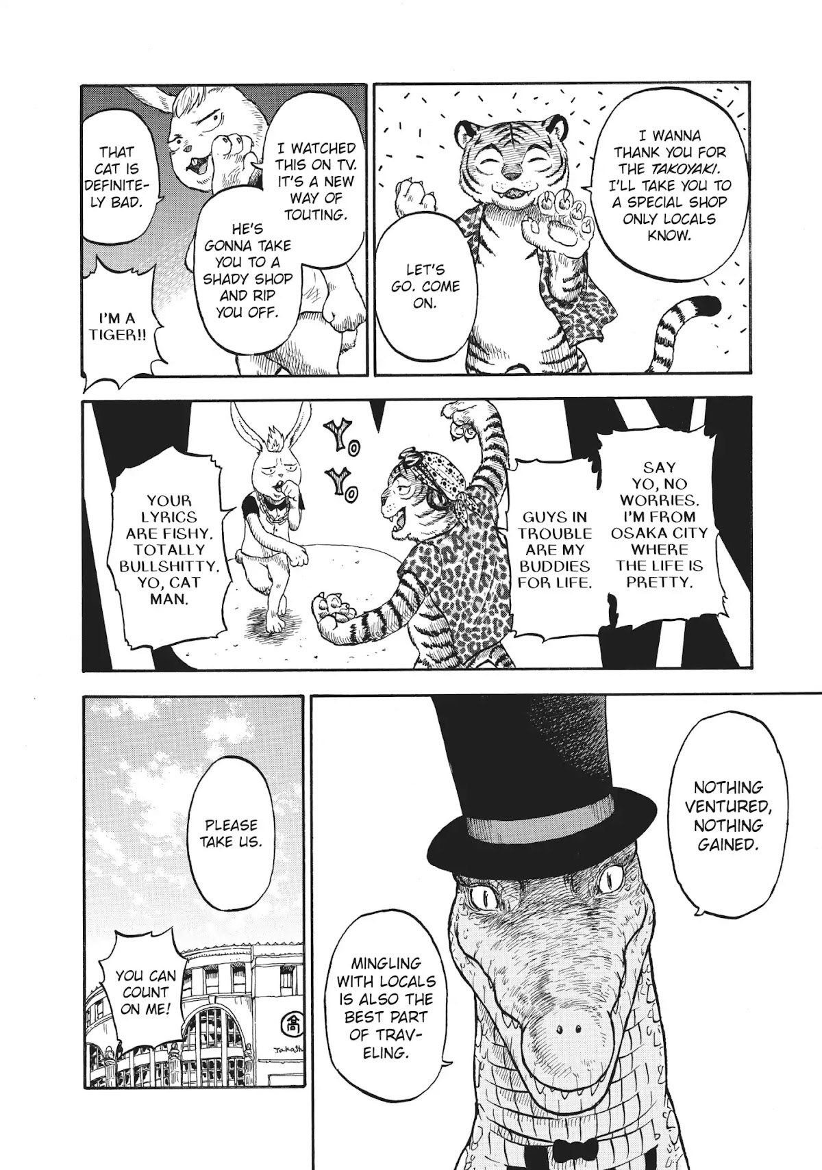Crocodile Baron Chapter 4 page 10 - Chapter 4: Takoyaki in Osaka
