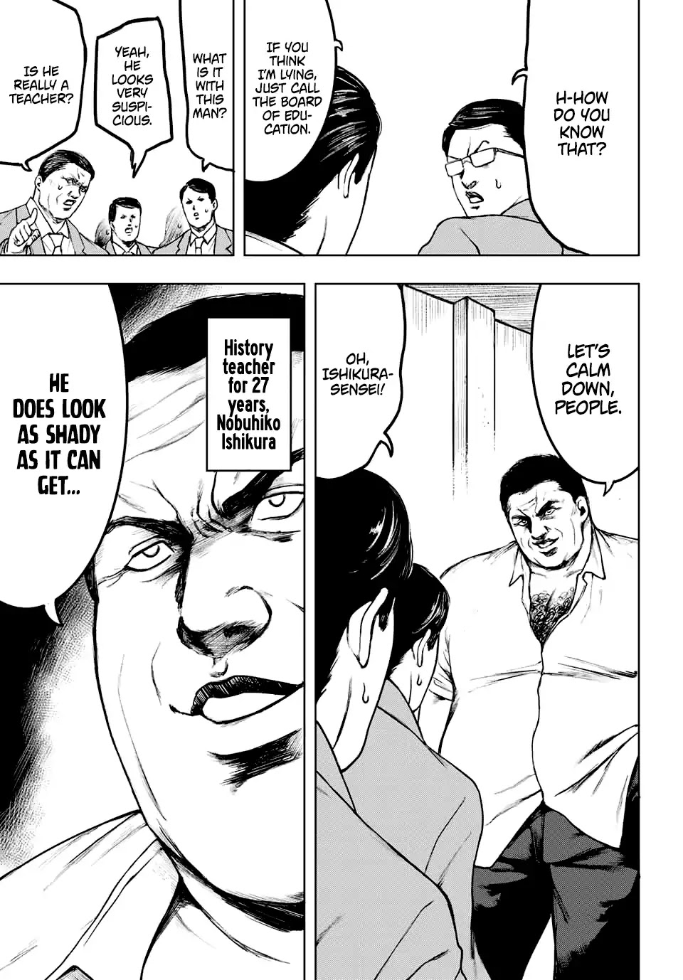 Cromartie High School: Staff Room Chapter 1 page 11 - Chapter 1: The Teacher's Name