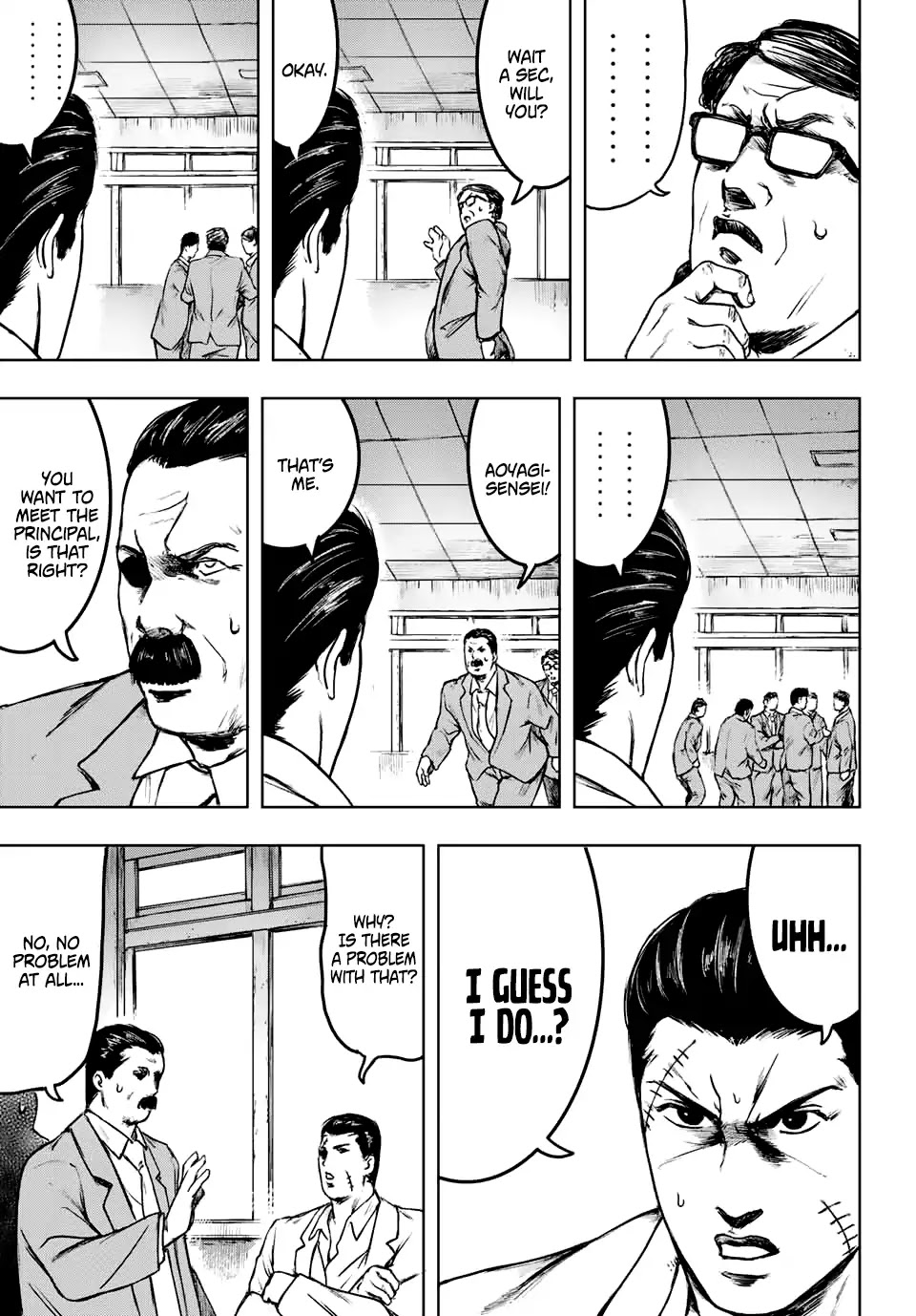 Cromartie High School: Staff Room Chapter 2 page 3 - Chapter 2: This one corner of the school
