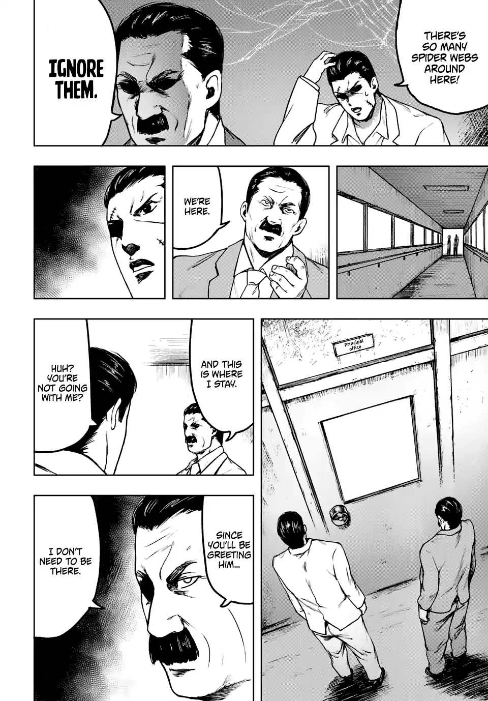 Cromartie High School: Staff Room Chapter 2 page 6 - Chapter 2: This one corner of the school