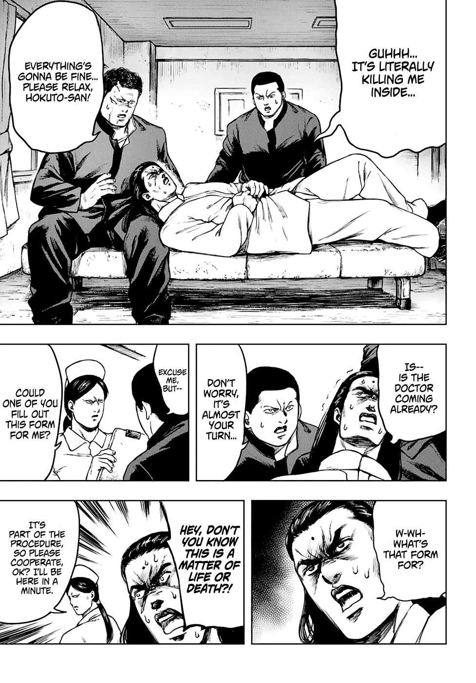 Cromartie High School: Staff Room Chapter 4 page 3 - Chapter 4: My stomach wants to cry