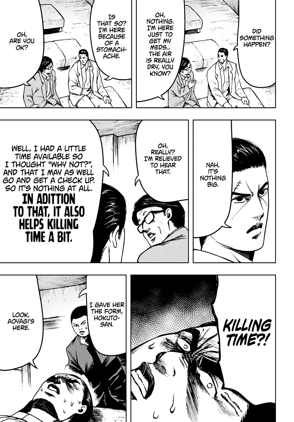 Cromartie High School: Staff Room Chapter 4 page 7 - Chapter 4: My stomach wants to cry