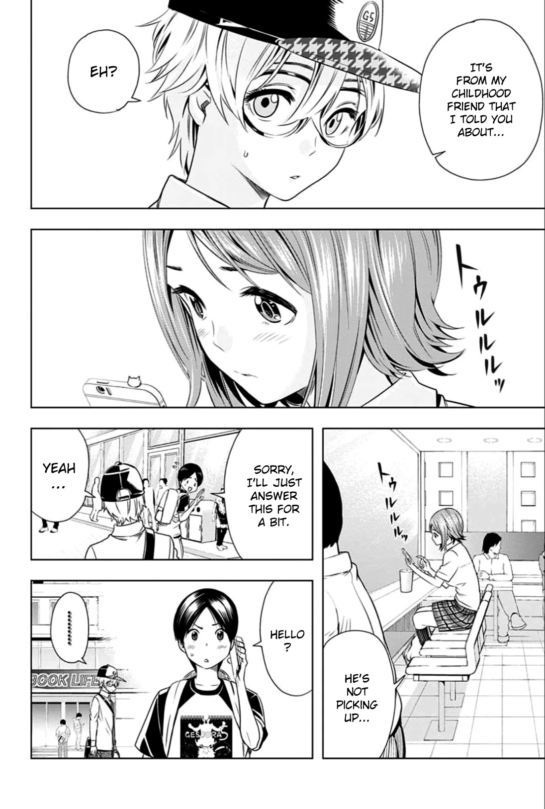 Cross account Chapter 17 page 12 - Chapter 17: Friendship X Excitement