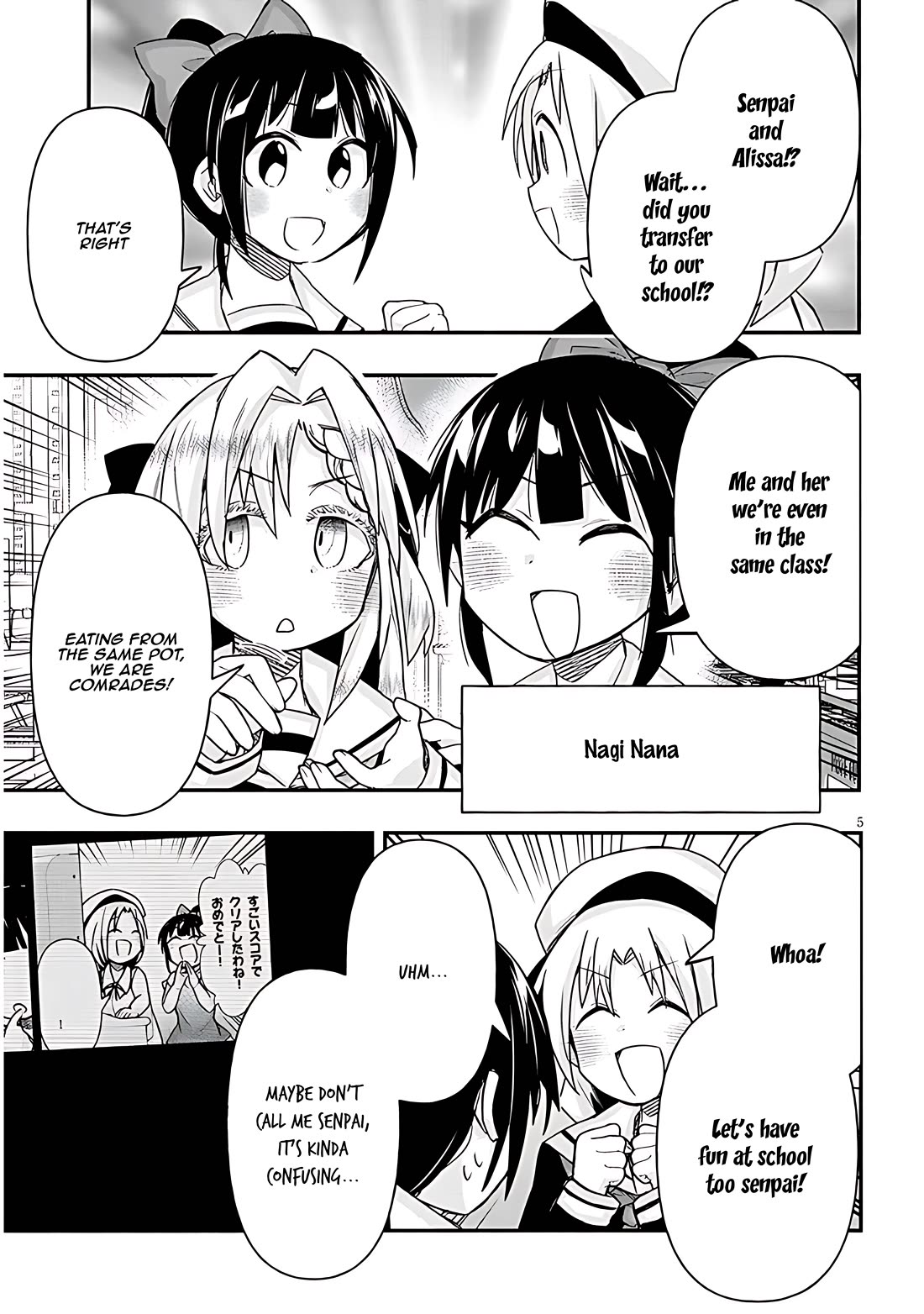Cross-Cultural Exchange With the Girl at the Arcade Chapter 100 page 8 - Chapter 100: New semester