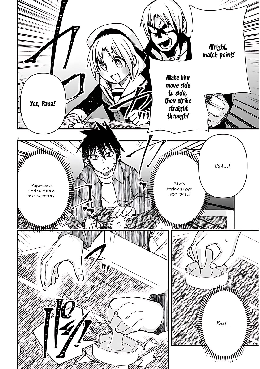 Cross-Cultural Exchange With the Girl at the Arcade Chapter 102 page 8 - Chapter 102: Air hockey