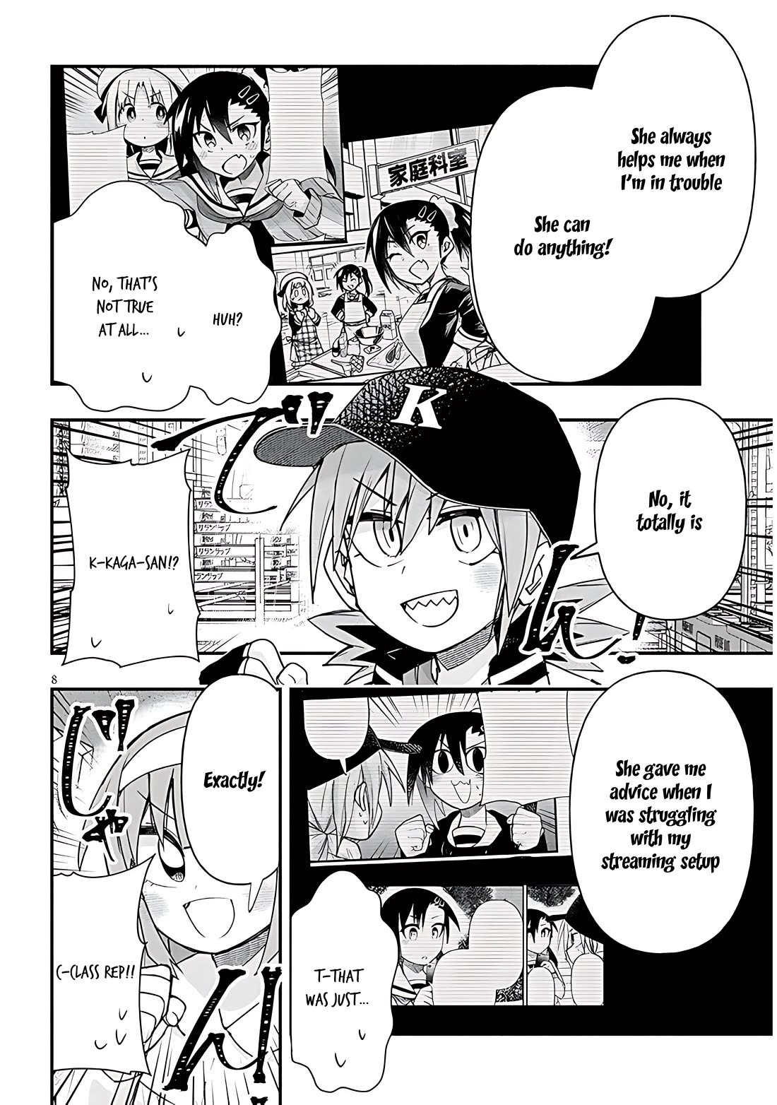 Cross-Cultural Exchange With the Girl at the Arcade Chapter 104 page 8 - Chapter 104: Mocking praise