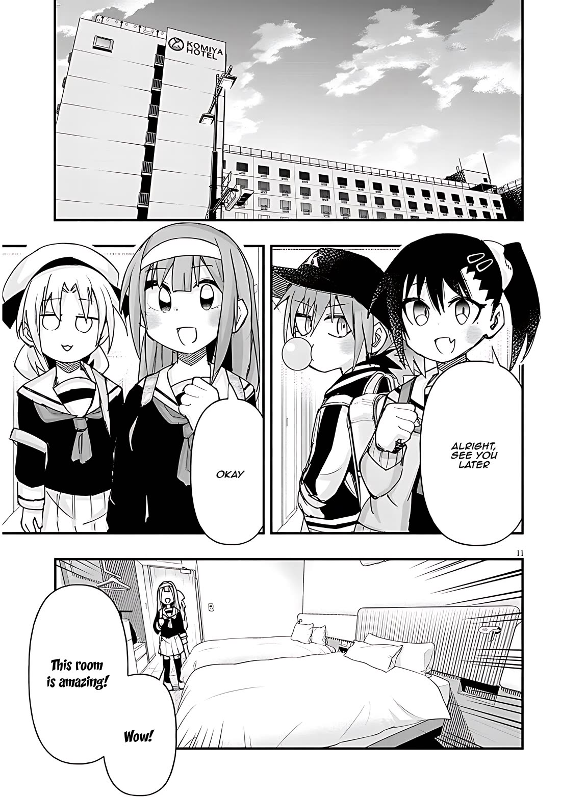 Cross-Cultural Exchange With the Girl at the Arcade Chapter 106 page 11 - Chapter 106: School trip Vol.1