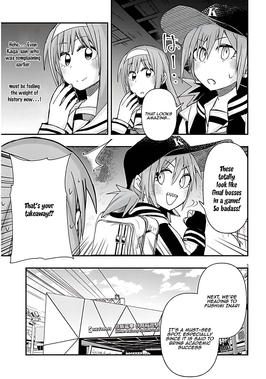 Cross-Cultural Exchange With the Girl at the Arcade Chapter 108 page 3 - Chapter 108: School trip Vol.3