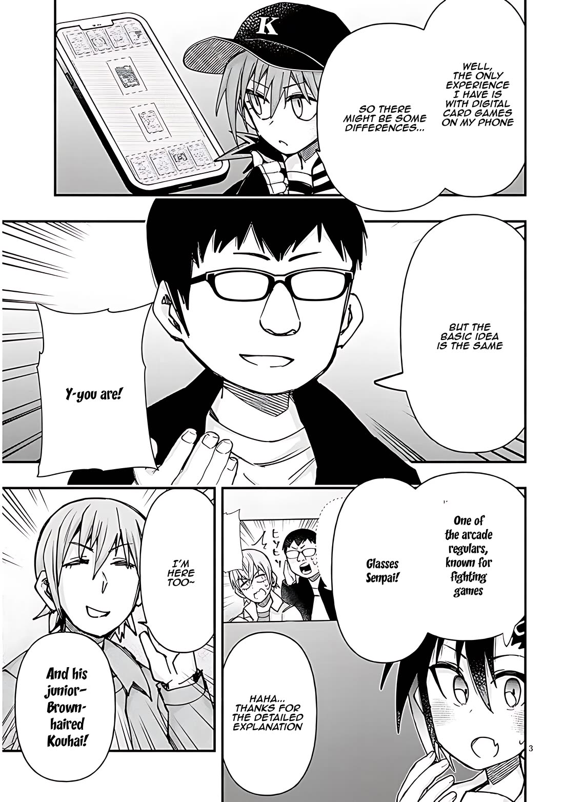 Cross-Cultural Exchange With the Girl at the Arcade Chapter 113 page 3 - Chapter 113: Card shop