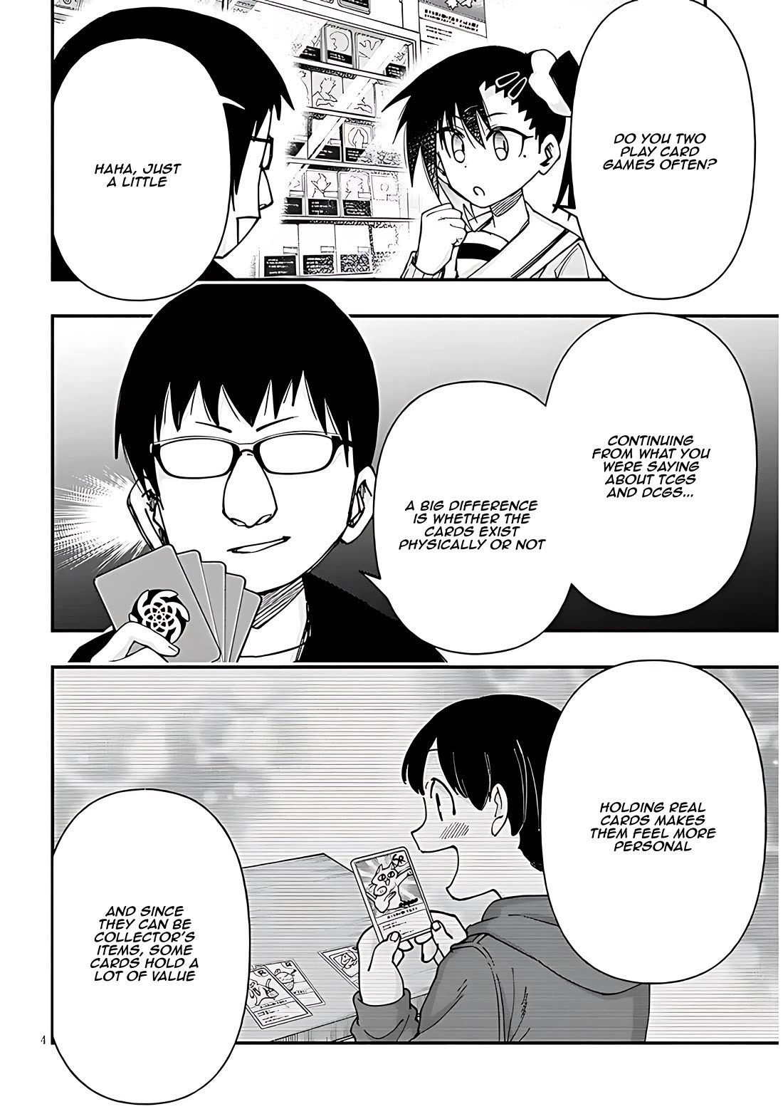 Cross-Cultural Exchange With the Girl at the Arcade Chapter 113 page 4 - Chapter 113: Card shop