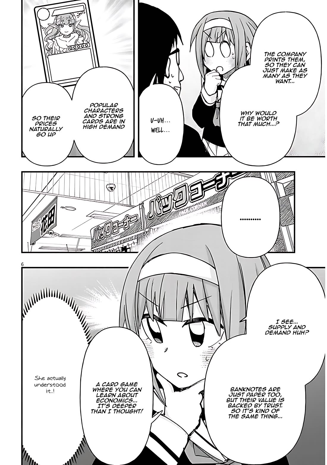Cross-Cultural Exchange With the Girl at the Arcade Chapter 113 page 6 - Chapter 113: Card shop
