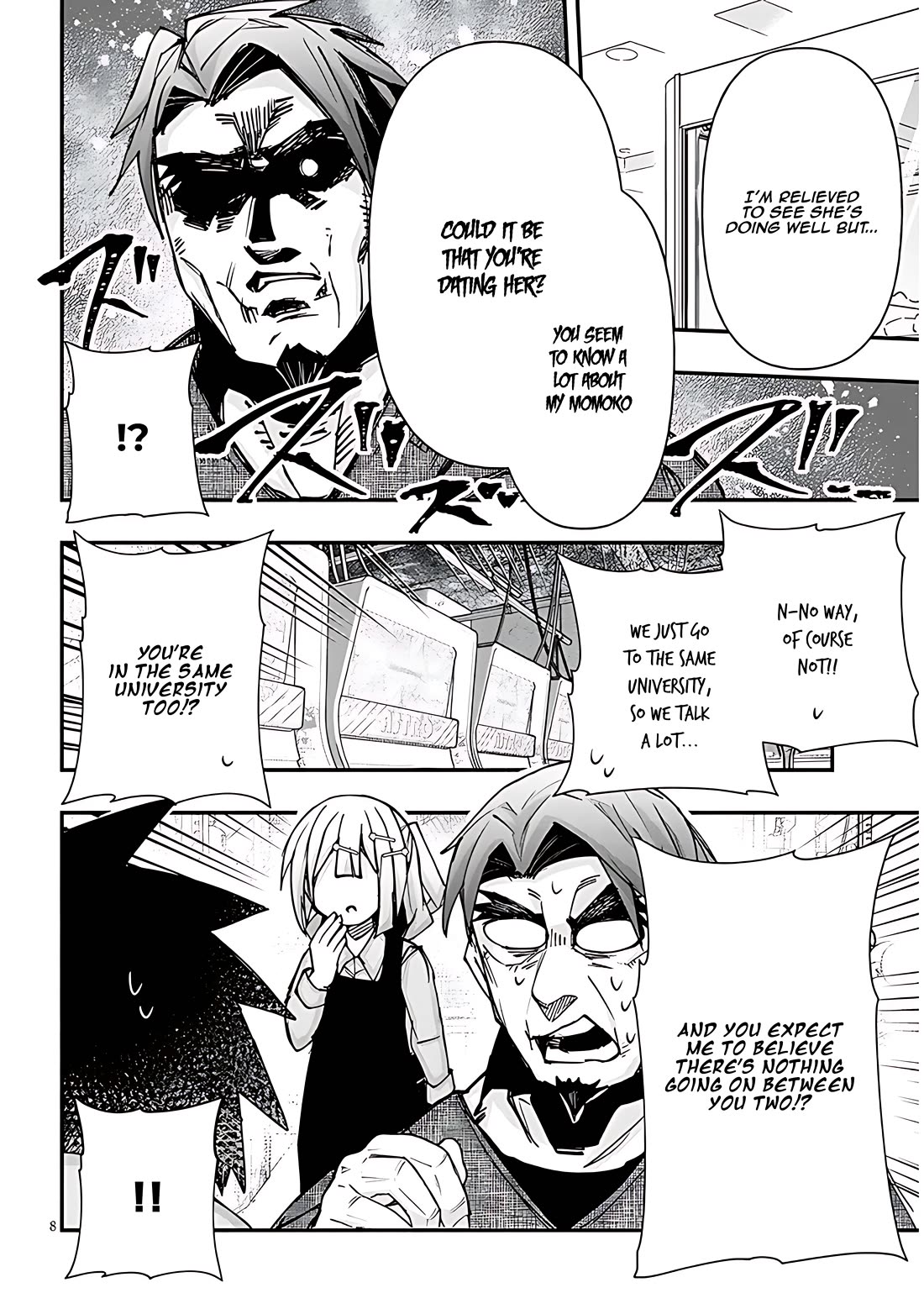 Cross-Cultural Exchange With the Girl at the Arcade Chapter 115 page 8 - Chapter 115: Tough dad