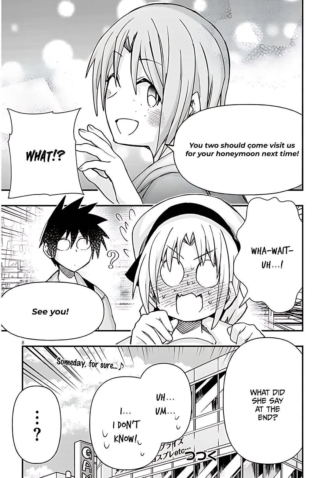 Cross-Cultural Exchange With the Girl at the Arcade Chapter 124 page 8 - Chapter 124: Honeymoon trip