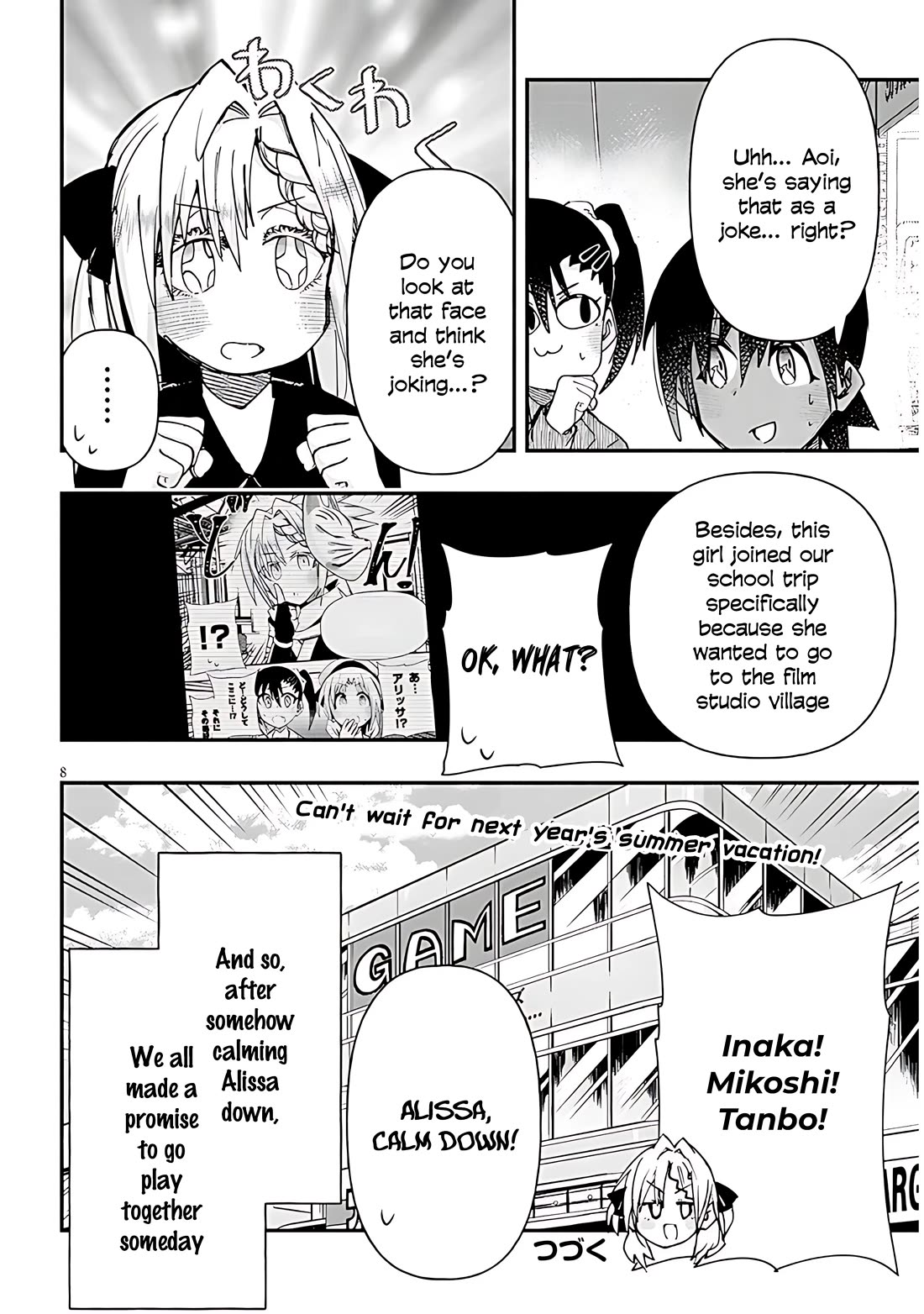 Cross-Cultural Exchange With the Girl at the Arcade Chapter 134 page 9 - Chapter 134: Admire